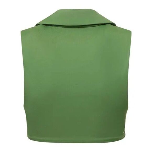 WeWoreWhat Revolve Polo Bra in Court Green Size Large NWT - Picture 5 of 10